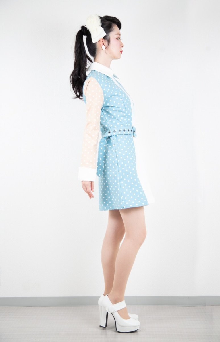 画像3: ピンナップガールファッション！レトロワンピースシリーズ(3)　Mサイズのみ　 (3)