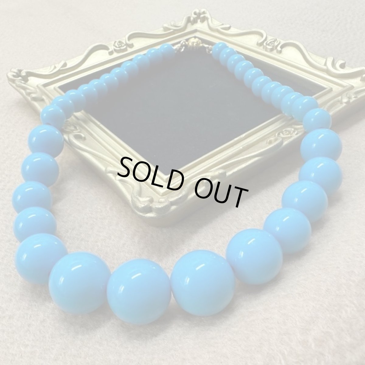 画像2: SpiceUp★Groovy オリジナルネックレス☆スカイブルー☆50年代ファッション♪ (2)