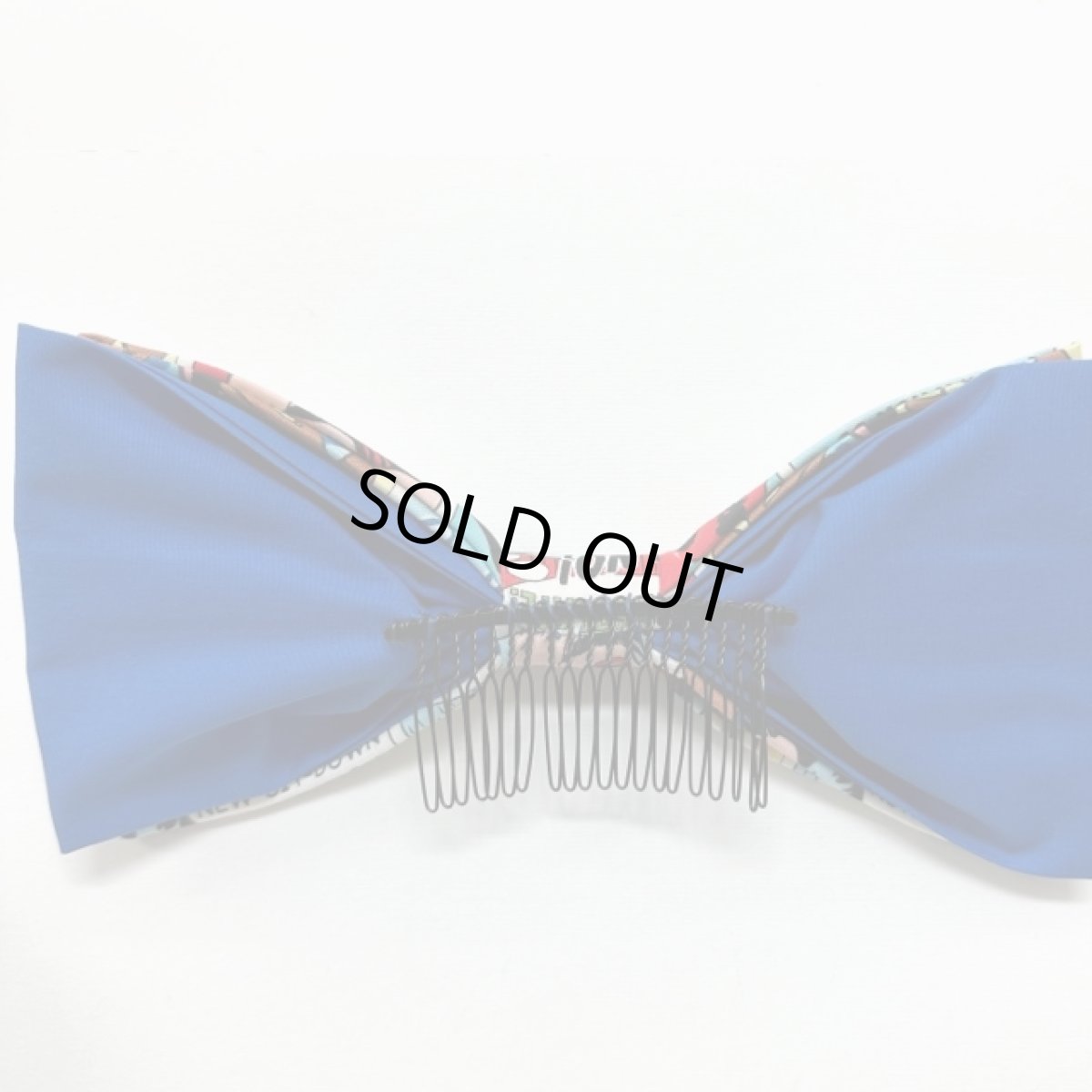 画像8: SpiceUp★Groovy×mut_s2コラボ！アメコミ柄サーキュラースカート☆共布ヘアリボン付き！ロイヤルブルー　全３色 (8)