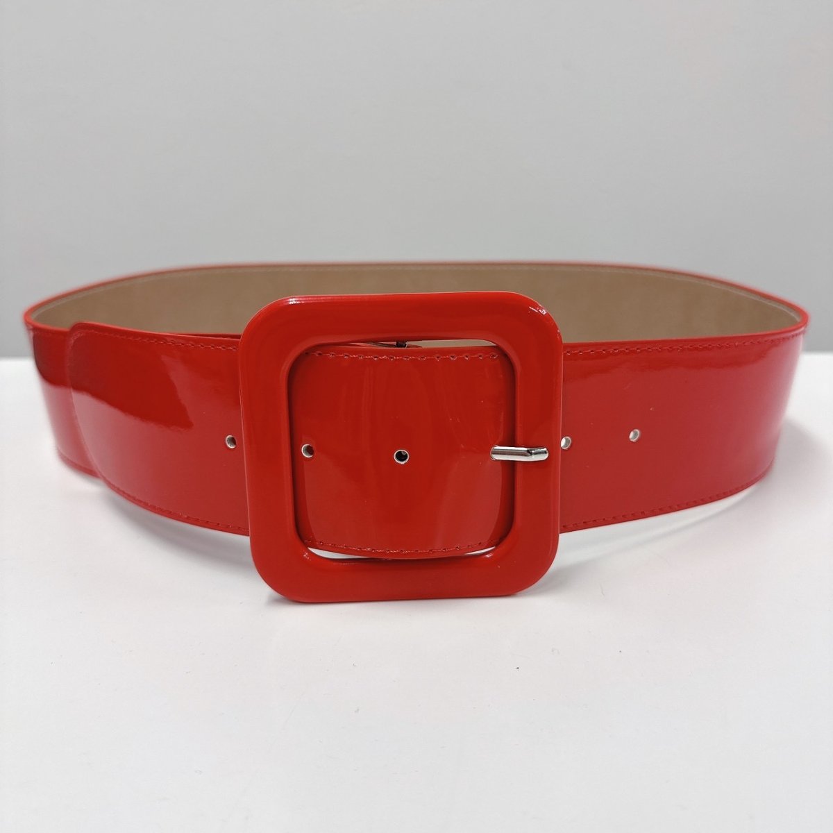 画像3: 6ｃｍ幅のエナメルベルト　オールディーズ衣装などに (3)