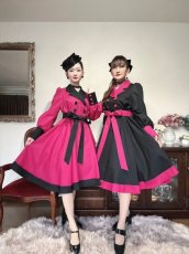 画像7: 【SpiceUp★Groovy】サーキュラー型コート【ショッキングブラック（L）】 (7)