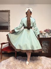 画像3: 【SpiceUp★Groovy】サーキュラー型コート【チョコミント（L）】 (3)
