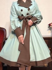 画像4: 【SpiceUp★Groovy】サーキュラー型コート【チョコミント（L）】 (4)