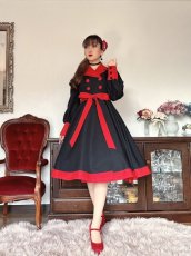 画像1: 【SpiceUp★Groovy】サーキュラー型コート【クイーンブラック（L）】 (1)
