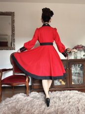 画像3: 【SpiceUp★Groovy】サーキュラー型コート【パッションレッド（M）】 (3)
