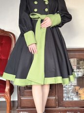 画像4: 【SpiceUp★Groovy】サーキュラー型コート【フォレストブラック（M）】 (4)