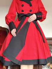 画像7: 【SpiceUp★Groovy】サーキュラー型コート【パッションレッド（M）】 (7)