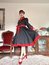 画像2: 【SpiceUp★Groovy】サーキュラー型コート【クイーンブラック（L）】 (2)