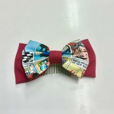 画像11: 【SpiceUp★Groovy】襟付きホルターネックサーキュラーワンピース【ピンク×アメコミ】 (11)