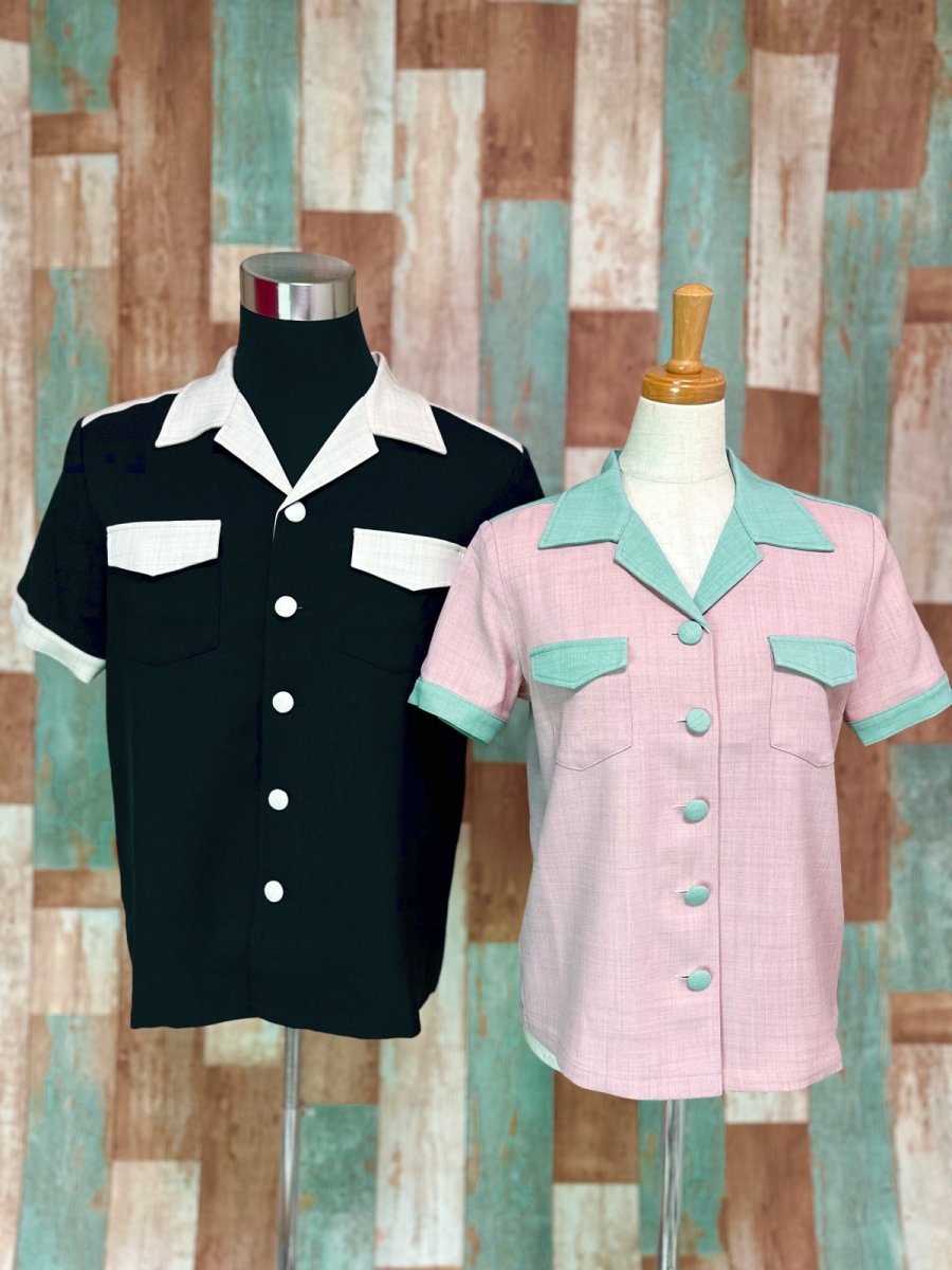 画像4: 【SpiceUp✶Groovy】レディースボーリングシャツ　マイクトリオ　レトロピンク (4)