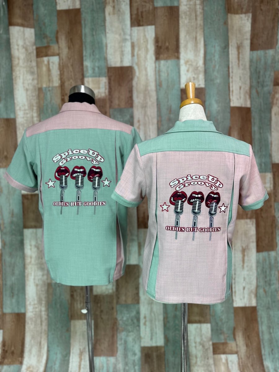画像12: 【SpiceUp✶Groovy】レディースボーリングシャツ　マイクトリオ　レトロピンク (12)
