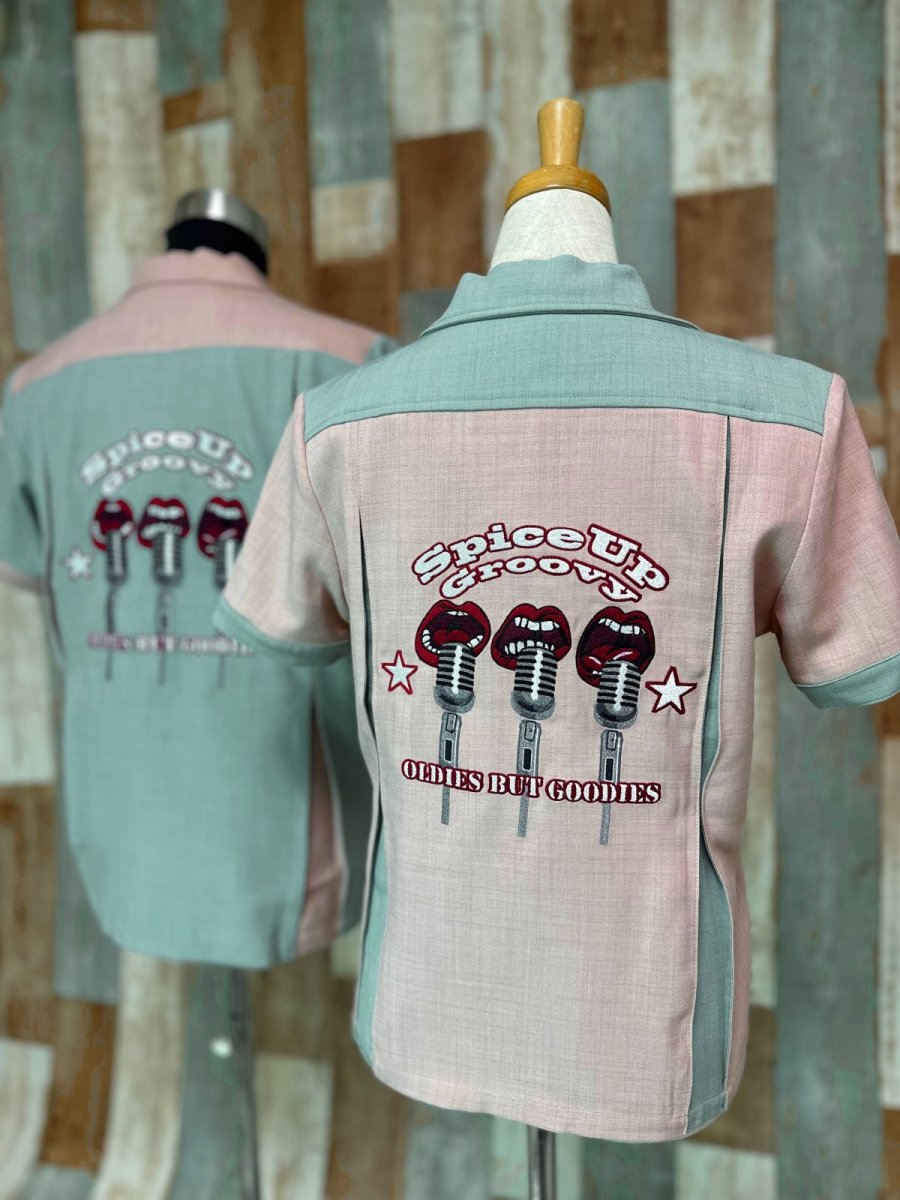画像13: 【SpiceUp✶Groovy】レディースボーリングシャツ　マイクトリオ　レトロピンク (13)