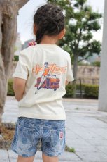 画像1: ピンナップ＆レトロカーKID'SオリジナルTシャツ　O-01Nナチュラル (1)