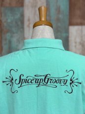 画像7: 【SpiceUp✶Groovy】10周年記念　クラシカルポロシャツS-LL　ミント (7)