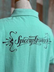 画像8: 【SpiceUp✶Groovy】10周年記念　クラシカルポロシャツS-LL　ミント (8)